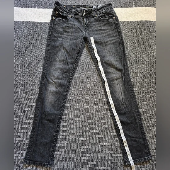Miss Me Black Skinny Jeans Size 30 - Picture 2 of 10